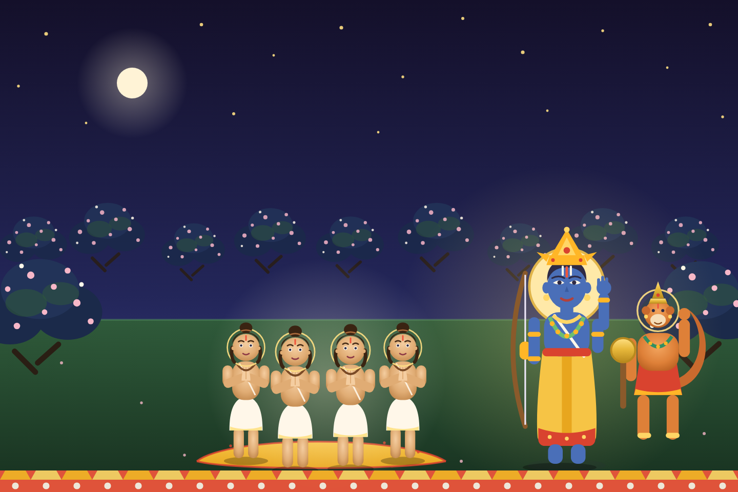 The king who bowed first