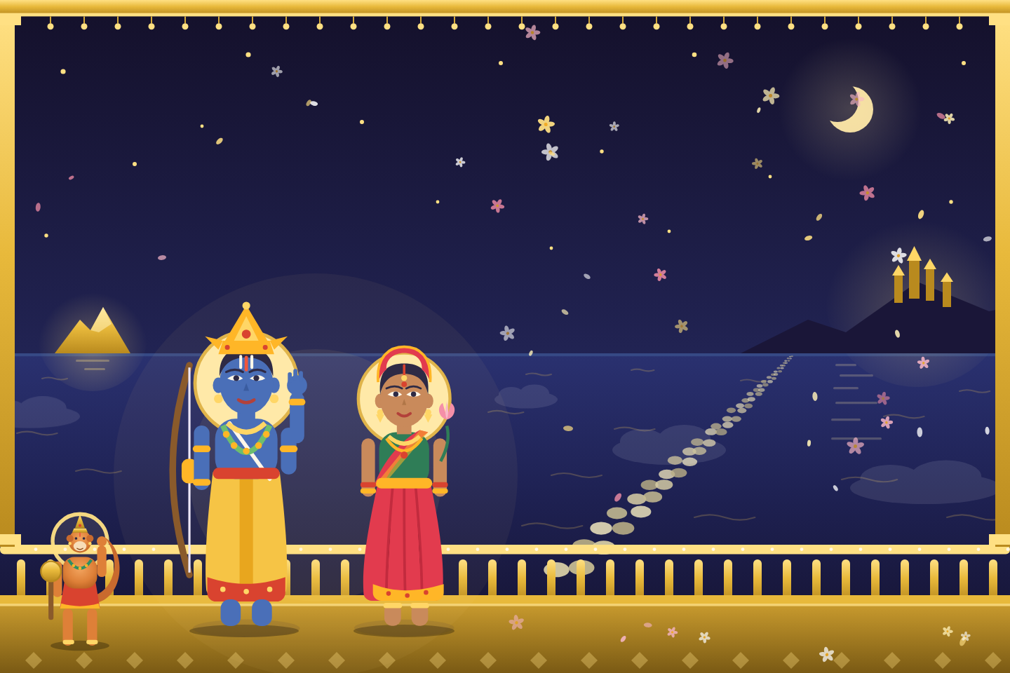 Illustration for The Road Home Across the Sky