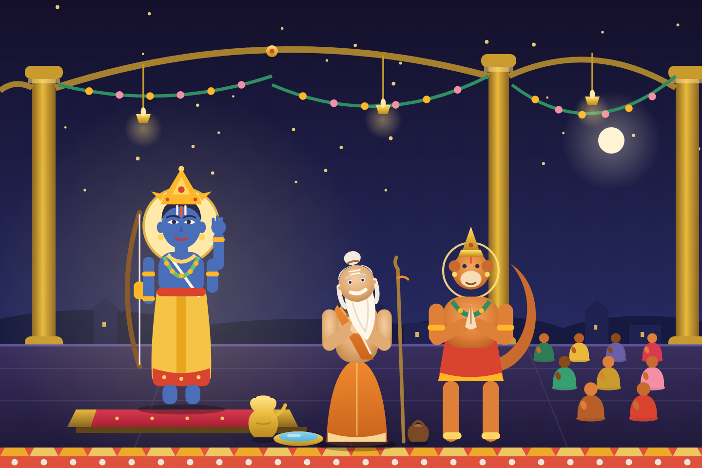 'Listen, Rāma,' said the sage